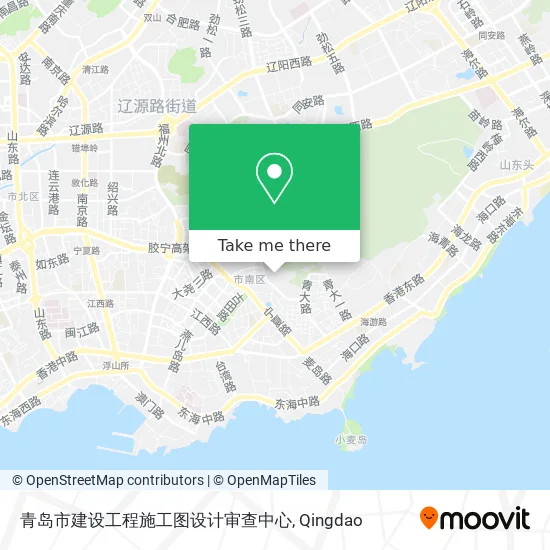 青岛市建设工程施工图设计审查中心 map