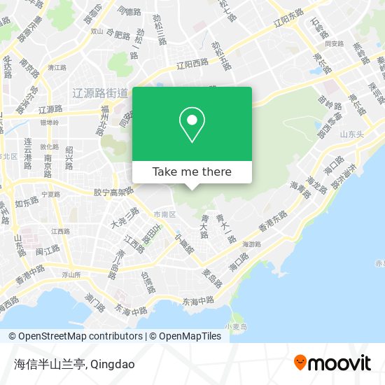 海信半山兰亭 map