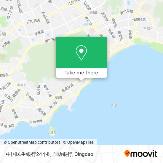 中国民生银行24小时自助银行 map