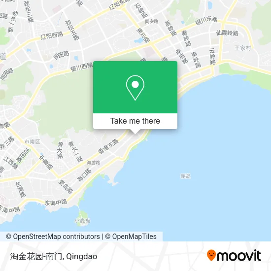 淘金花园-南门 map
