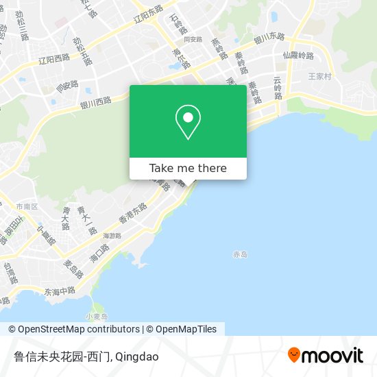 鲁信未央花园-西门 map