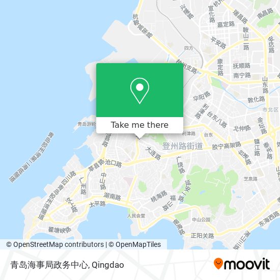 青岛海事局政务中心 map