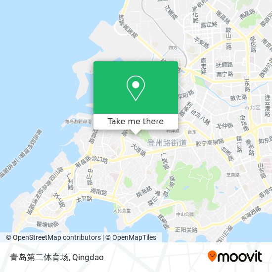 青岛第二体育场 map