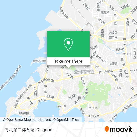 青岛第二体育场 map