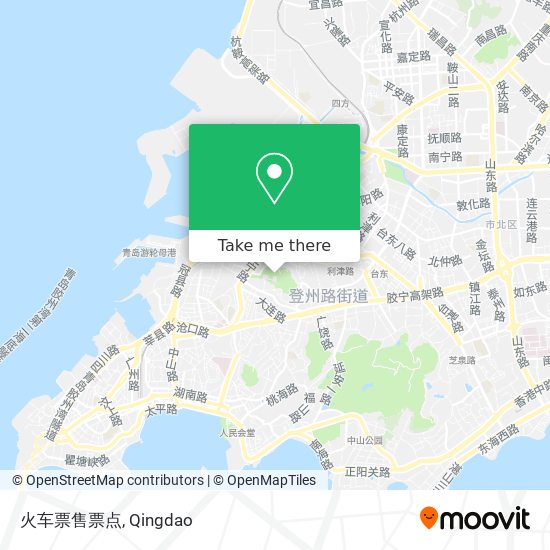 火车票售票点 map