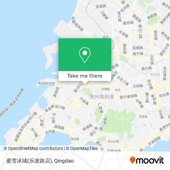 蜜雪冰城(乐凌路店) map