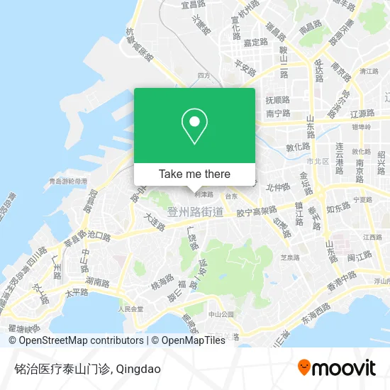 铭治医疗泰山门诊 map