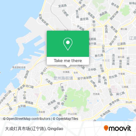 大成灯具市场(辽宁路) map