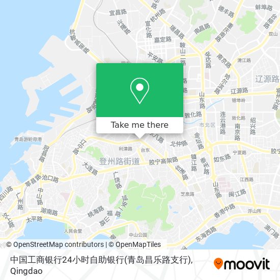 中国工商银行24小时自助银行(青岛昌乐路支行) map
