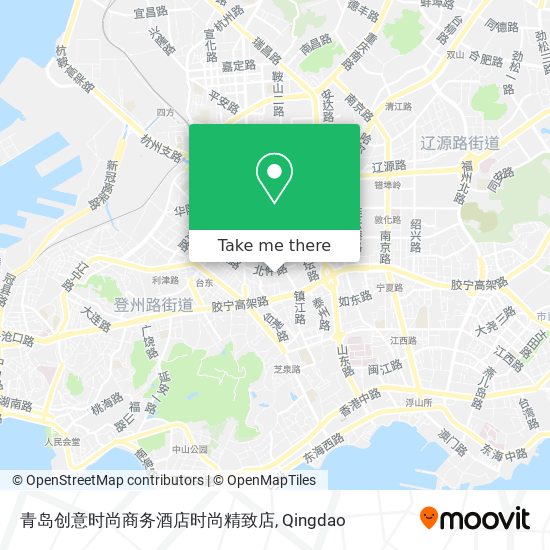 青岛创意时尚商务酒店时尚精致店 map