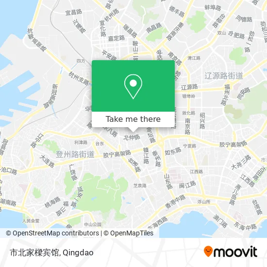 市北家樑宾馆 map