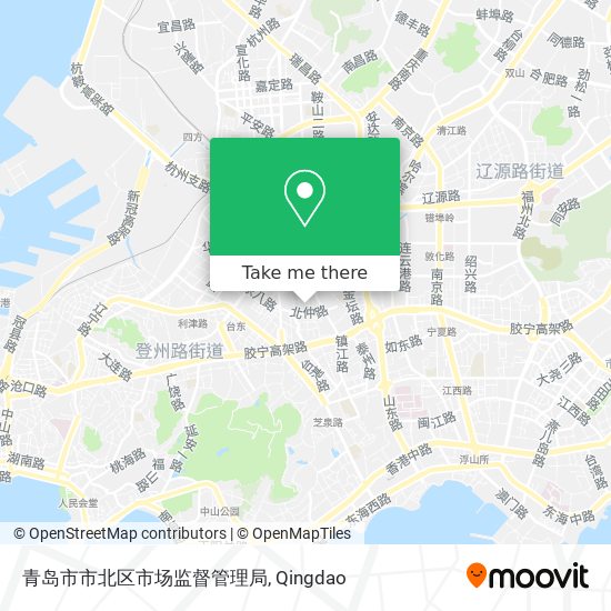 青岛市市北区市场监督管理局 map