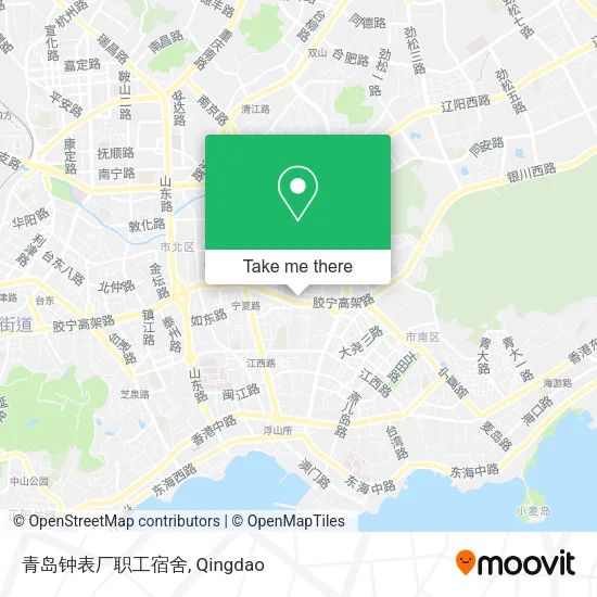 青岛钟表厂职工宿舍 map