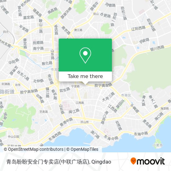 青岛盼盼安全门专卖店(中联广场店) map