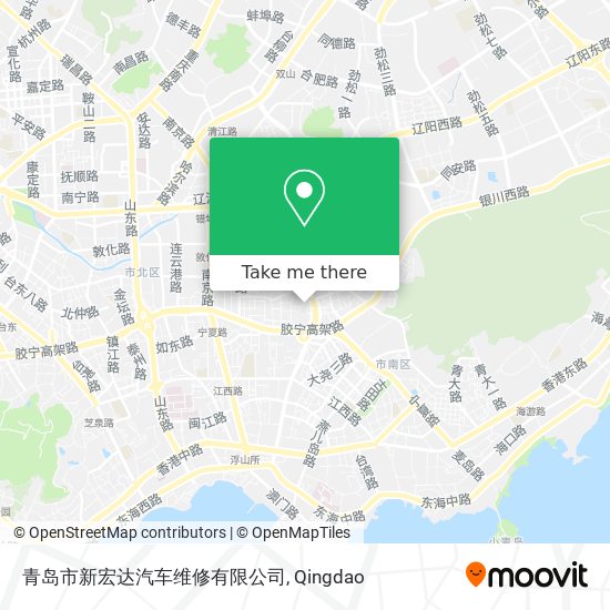 青岛市新宏达汽车维修有限公司 map