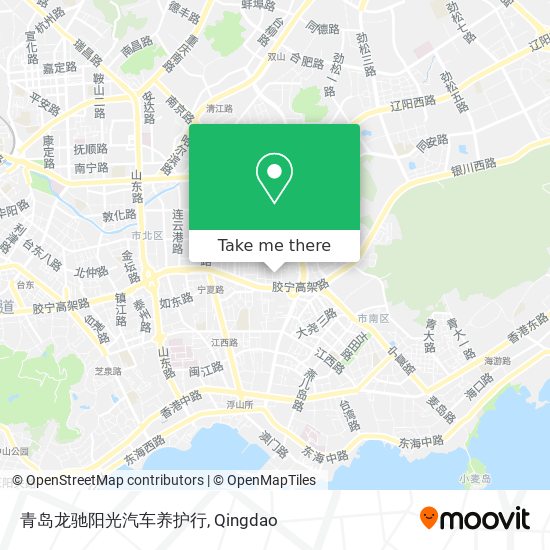 青岛龙驰阳光汽车养护行 map