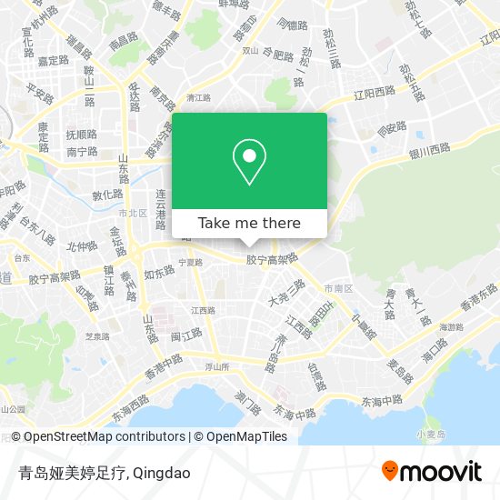 青岛娅美婷足疗 map