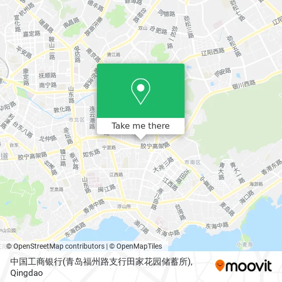 中国工商银行(青岛福州路支行田家花园储蓄所) map
