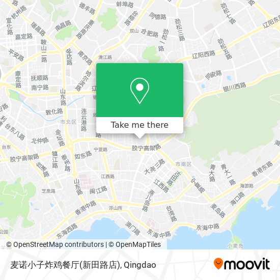 麦诺小子炸鸡餐厅(新田路店) map