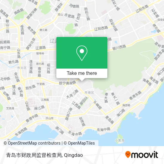 青岛市财政局监督检查局 map