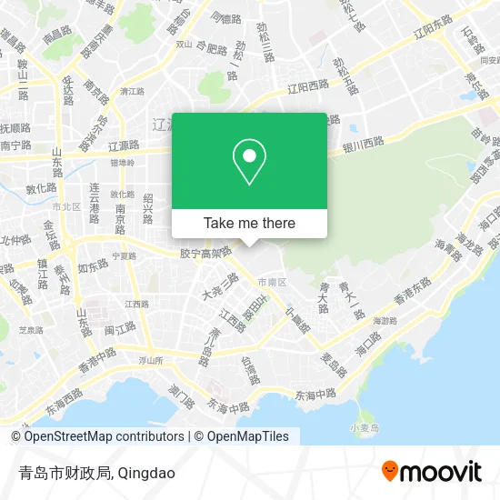 青岛市财政局 map