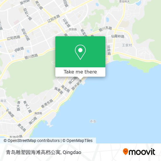 青岛雕塑园海滩高档公寓 map