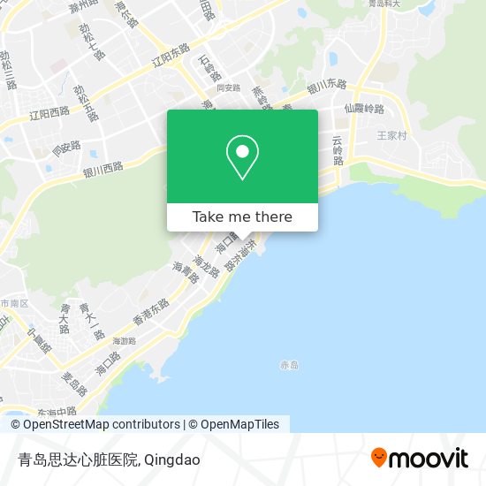 青岛思达心脏医院 map