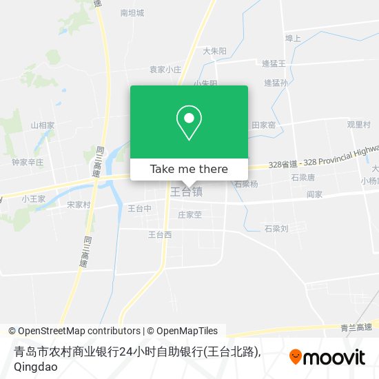 青岛市农村商业银行24小时自助银行(王台北路) map