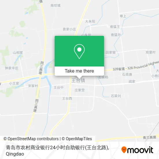青岛市农村商业银行24小时自助银行(王台北路) map