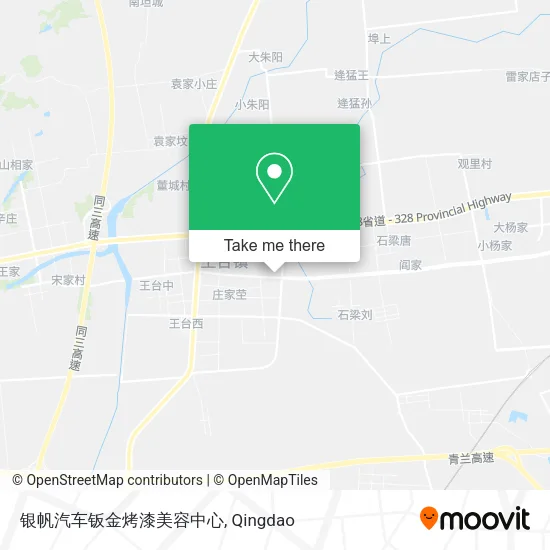 银帆汽车钣金烤漆美容中心 map