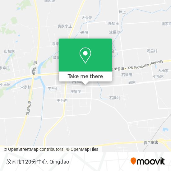 胶南市120分中心 map