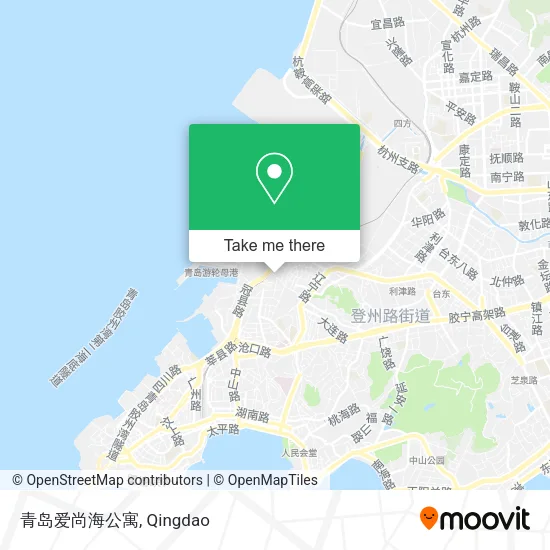 青岛爱尚海公寓 map