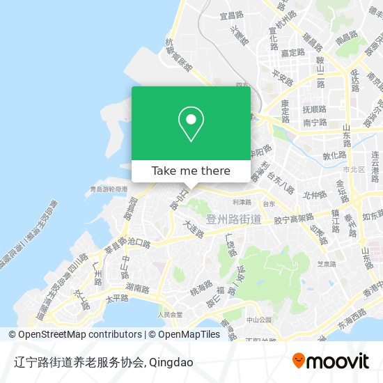 辽宁路街道养老服务协会 map