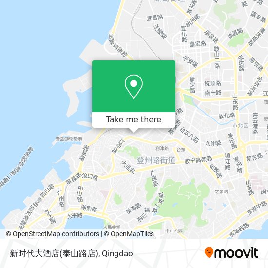 新时代大酒店(泰山路店) map