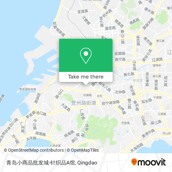 青岛小商品批发城-针织品A馆 map