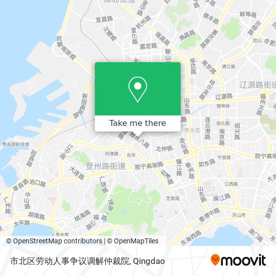 市北区劳动人事争议调解仲裁院 map