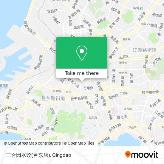 三合园水饺(台东店) map