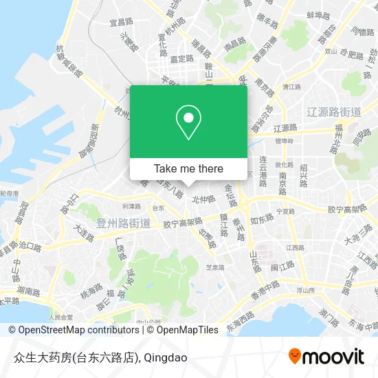 众生大药房(台东六路店) map