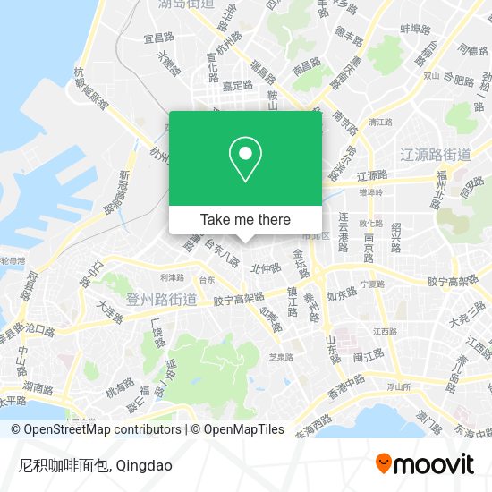 尼积咖啡面包 map