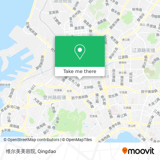 维尔美美容院 map