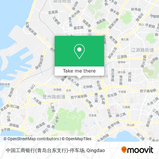 中国工商银行(青岛台东支行)-停车场 map