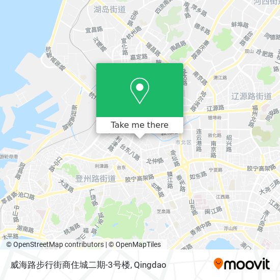 威海路步行街商住城二期-3号楼 map