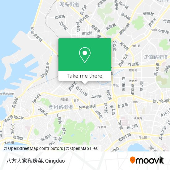 八方人家私房菜 map