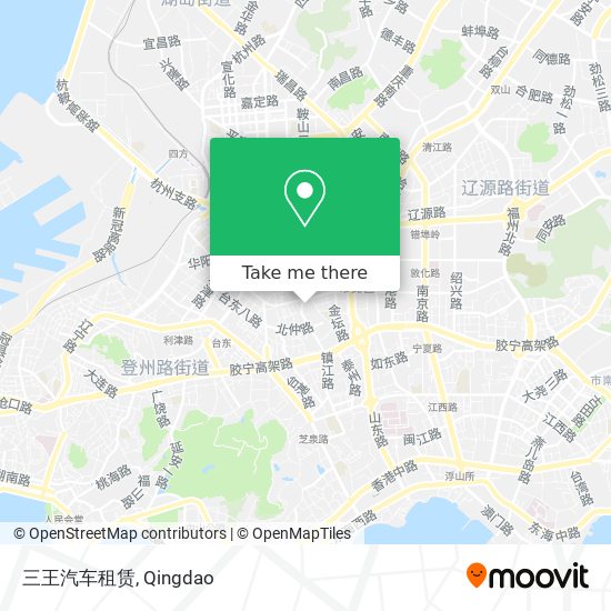 三王汽车租赁 map