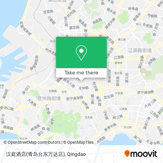 汉庭酒店(青岛台东万达店) map