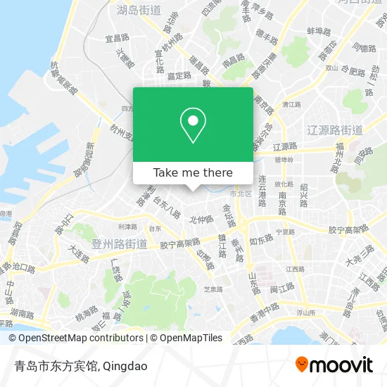 青岛市东方宾馆 map