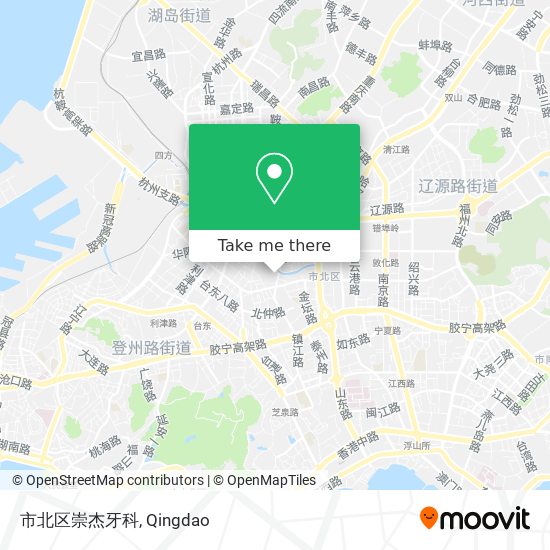 市北区崇杰牙科 map