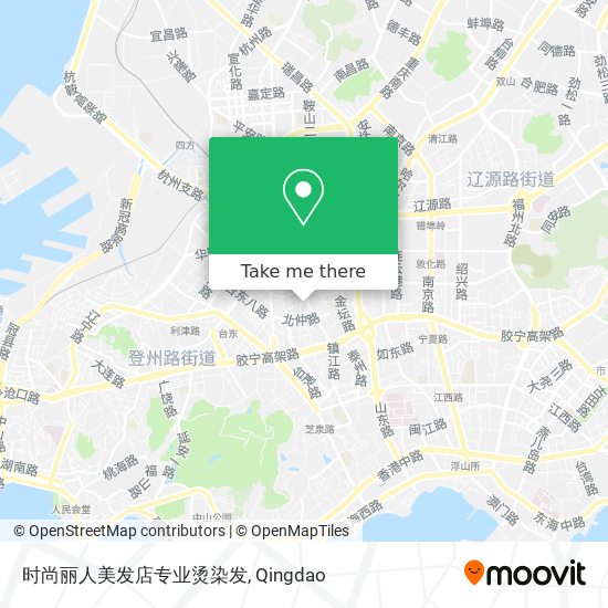 时尚丽人美发店专业烫染发 map