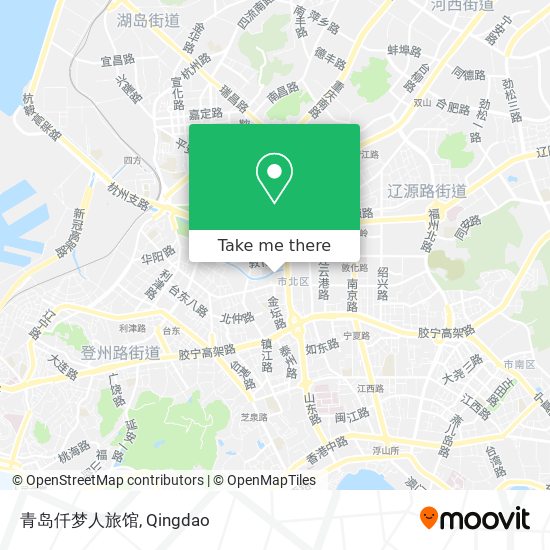青岛仟梦人旅馆 map