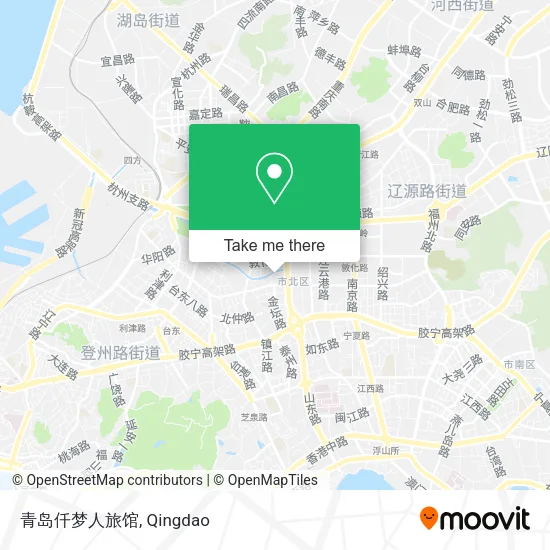 青岛仟梦人旅馆 map